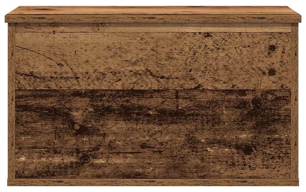 Caixa de Armazenamento vidaXL em Madeira Recycled 60x35x35 cm