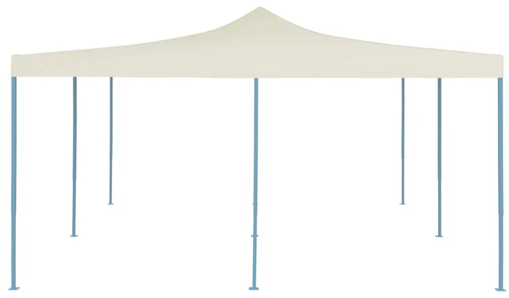 Tenda dobrável 5x5 m creme
