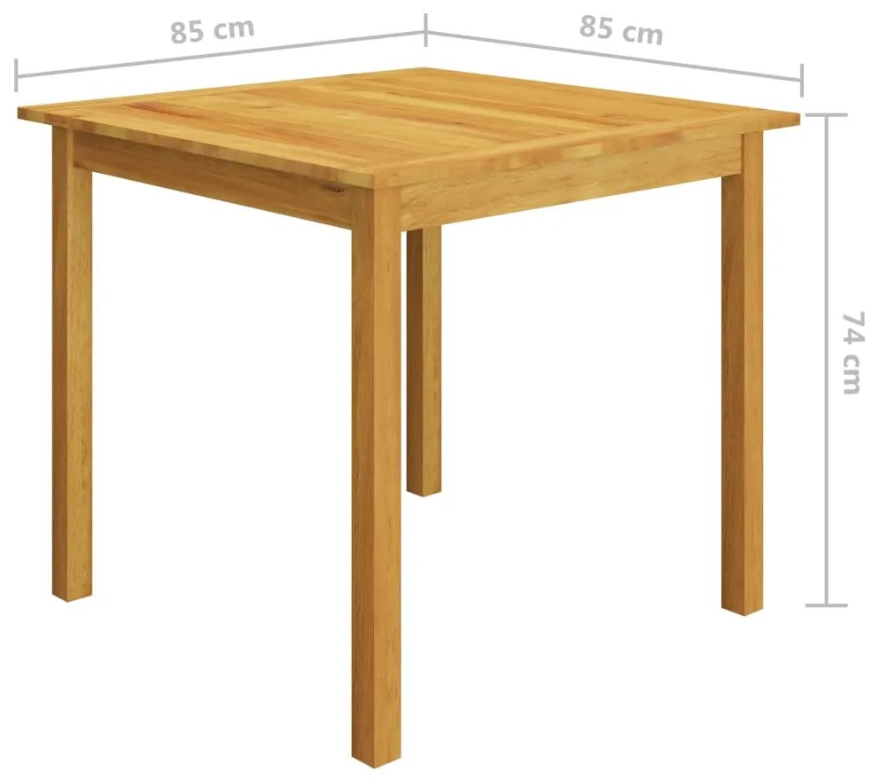 3 pcs conjunto de jantar para jardim bege