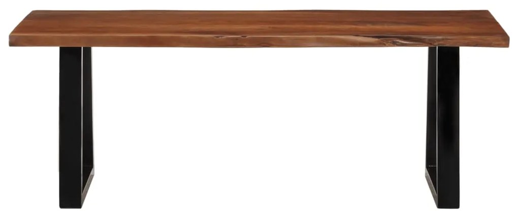 Mesa de centro 110x55x40 cm acácia maciça castanho-mel