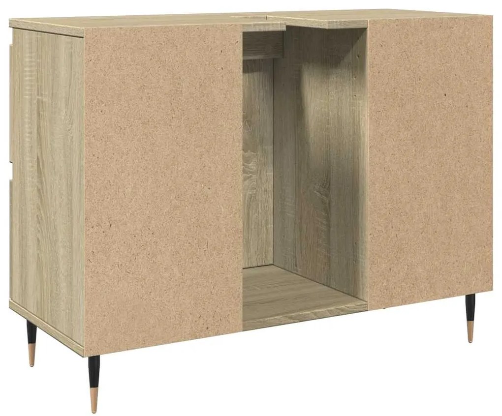Armário p/ casa banho 80x33x60cm deriv. madeira carvalho sonoma