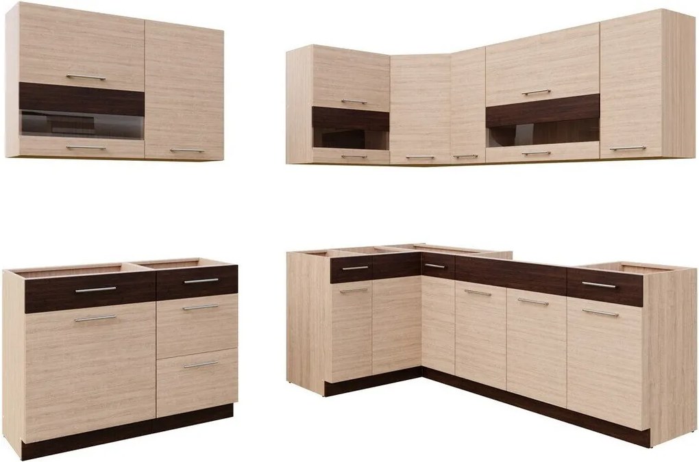 Conjunto de cozinha modular Mode Light 130