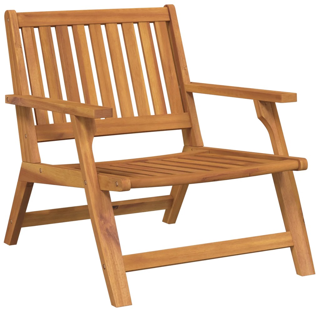 Cadeiras de Jardim com Mesa 5 pcs de Madeira Sólida de Acácia