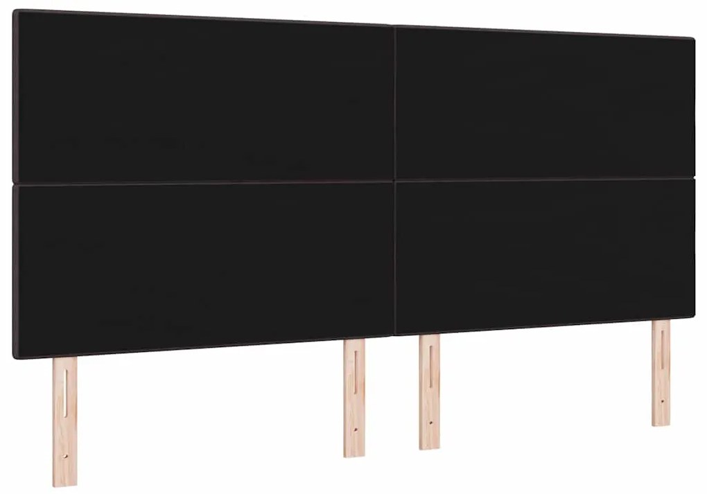 Cabeceira LED marrom escuro, 100 cm, em tecido.