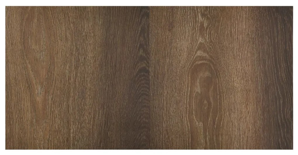 Tábuas de soalho autoadesivas 55 pcs 5,11 m² PVC castanho