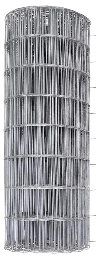 Cerca Euro com 13 postes de espeto 0,4x25m em aço galvanizado