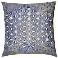 Capa almofada 100% algodão 45x45 cm - Mandala de Lasa Home: Amarelo