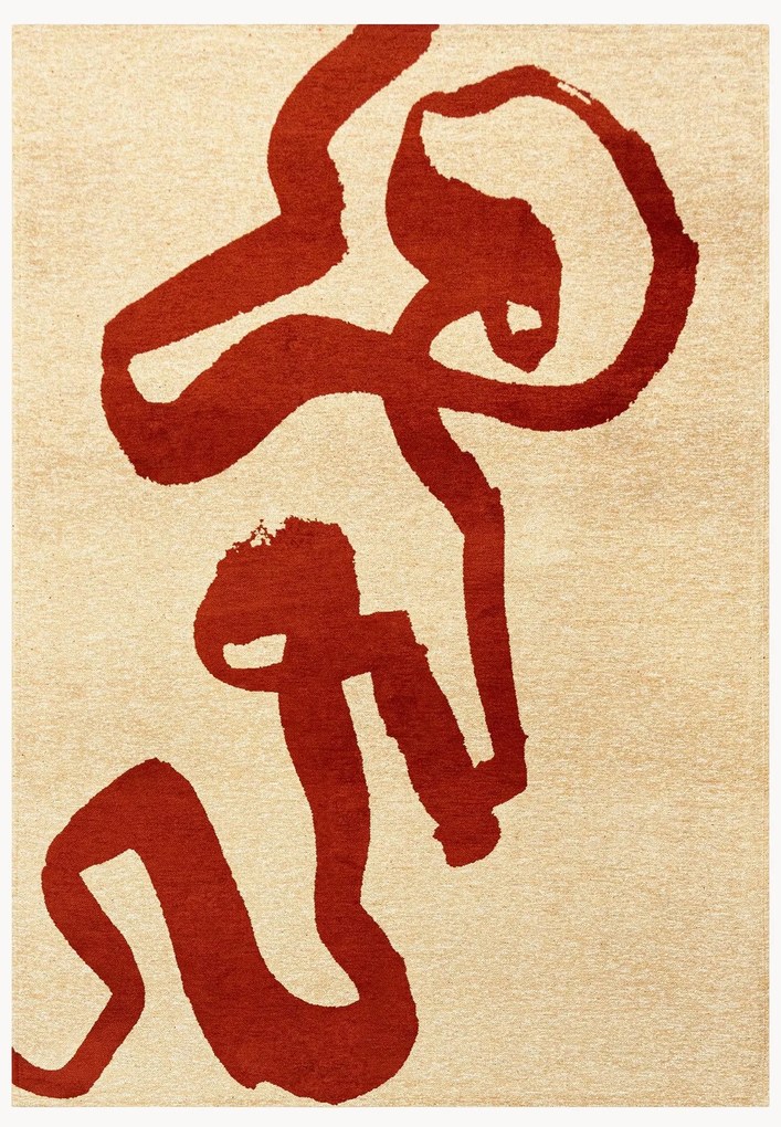 Tapete jacquard lavável para interior e exterior Ribbon