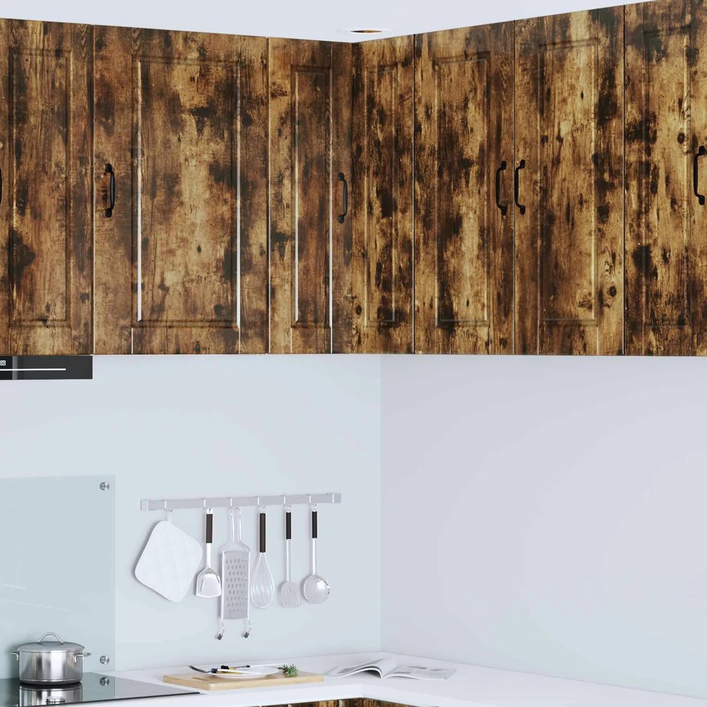 vidaXL Armário de Cozinha com porta Carvalho Defumado 57 x 57 x 80 cm