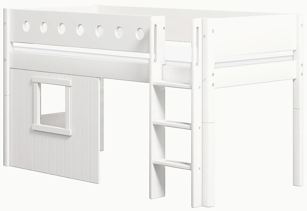 Cama para crianças com casa na árvore Front, 90 x 200 cm