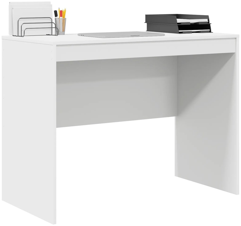 Mesa de Escrita Branca Aglomerado de partículas 100 x 50 x 76 cm