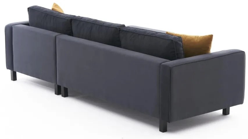 Sofá de Canto Kale – Antracite – 258x83x181 cm