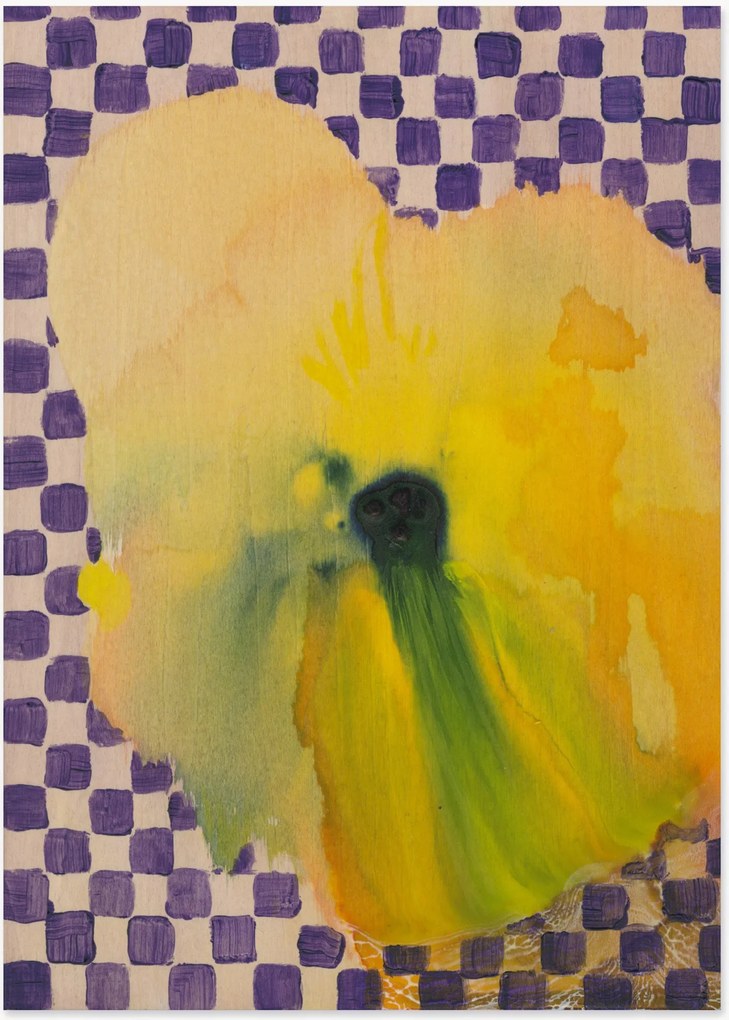 Póster Flower with Checks 02