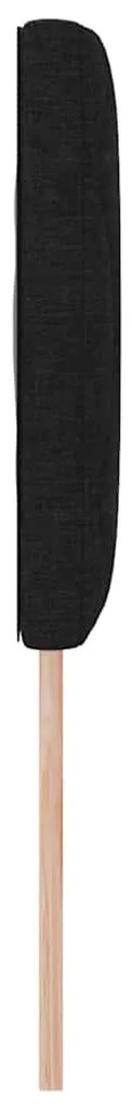 Cabeceira Design Diamante Blocos Preto 160 cm Tecido