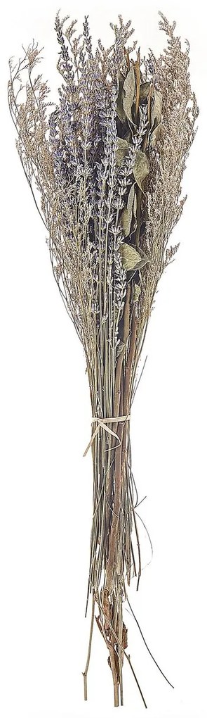 Ramo de flores secas violeta e verde 70 cm NAWARRA Beliani