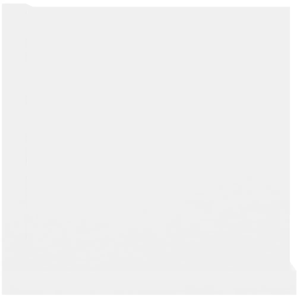 Prateleira de parede para CD 100x18x18 cm deriv. madeira branco