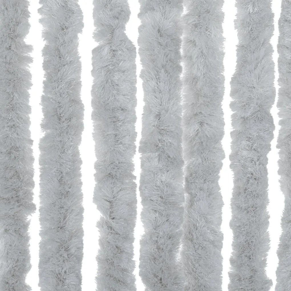 Cortina anti-insetos 100x230 cm chenille cinzento