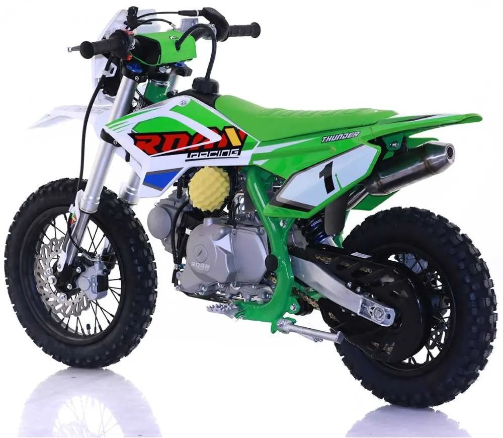 Mini moto infantil Pit bike automático 90cc Apollo Thunder Verde