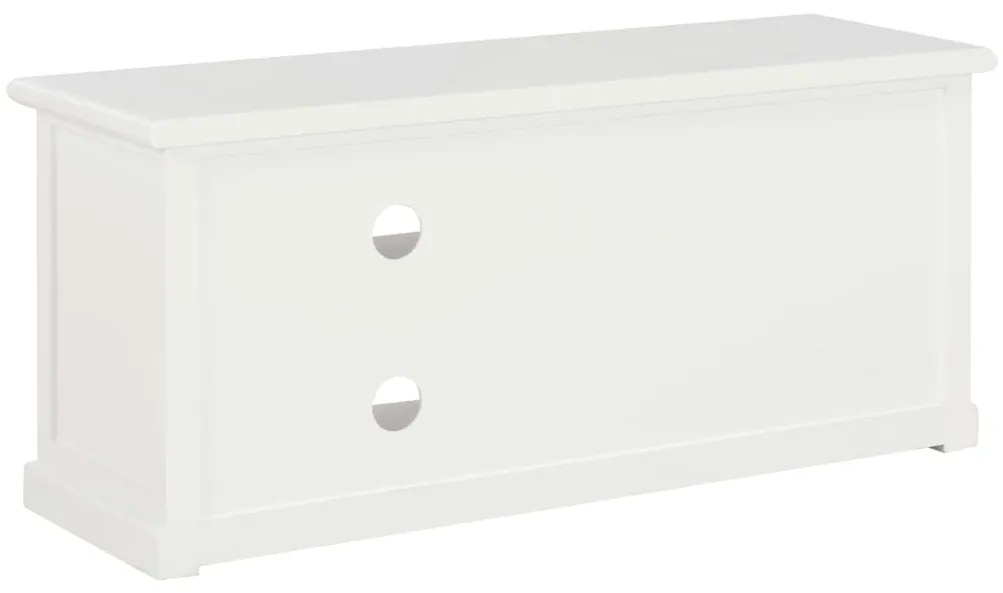 Móvel de TV 90x30x40 cm madeira branco