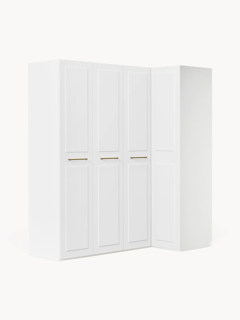 Roupeiro de canto modular Charlotte, L 215 cm, vários tamanhos