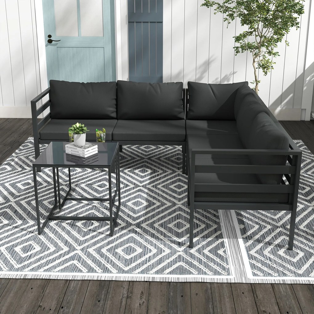 Conjunto de Móveis de Jardim 7 Peças Conjunto de Móveis de Terraço Inc