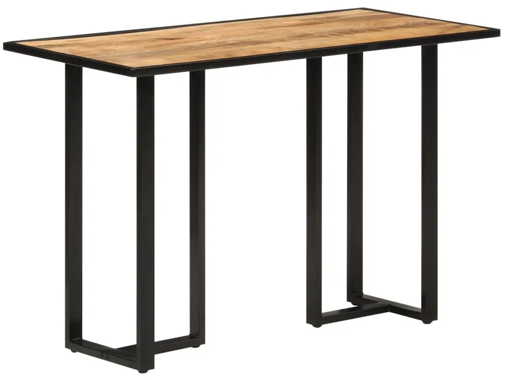 Mesa de jantar 110x55x75,5 cm madeira de mangueira maciça