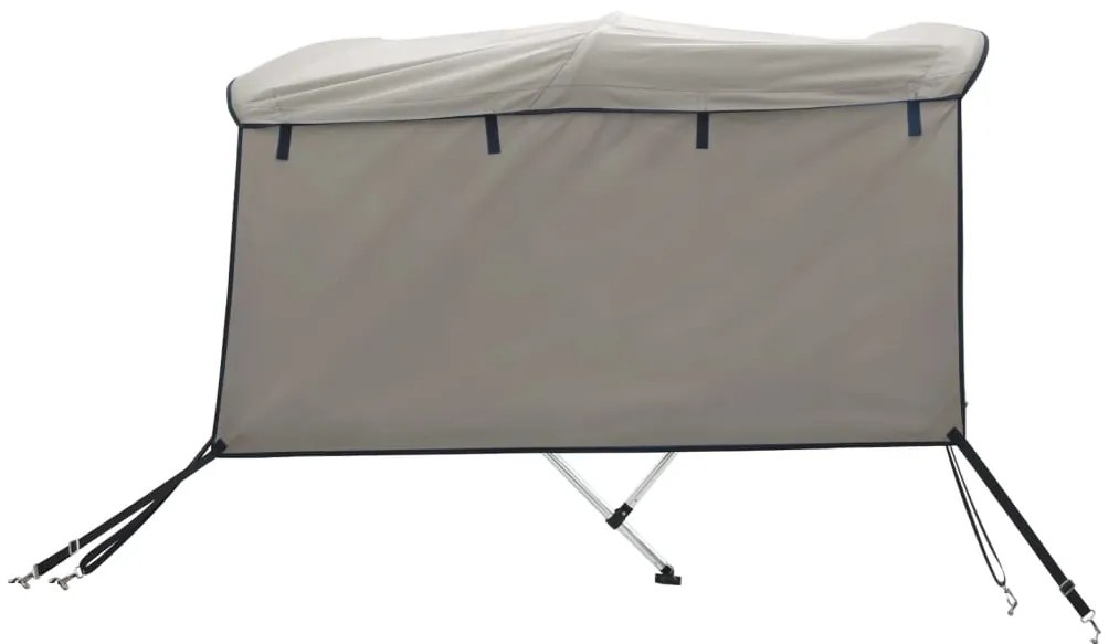 Toldo de 3 arcos Bimini c/ paredes laterais 183x(185-198)x137cm