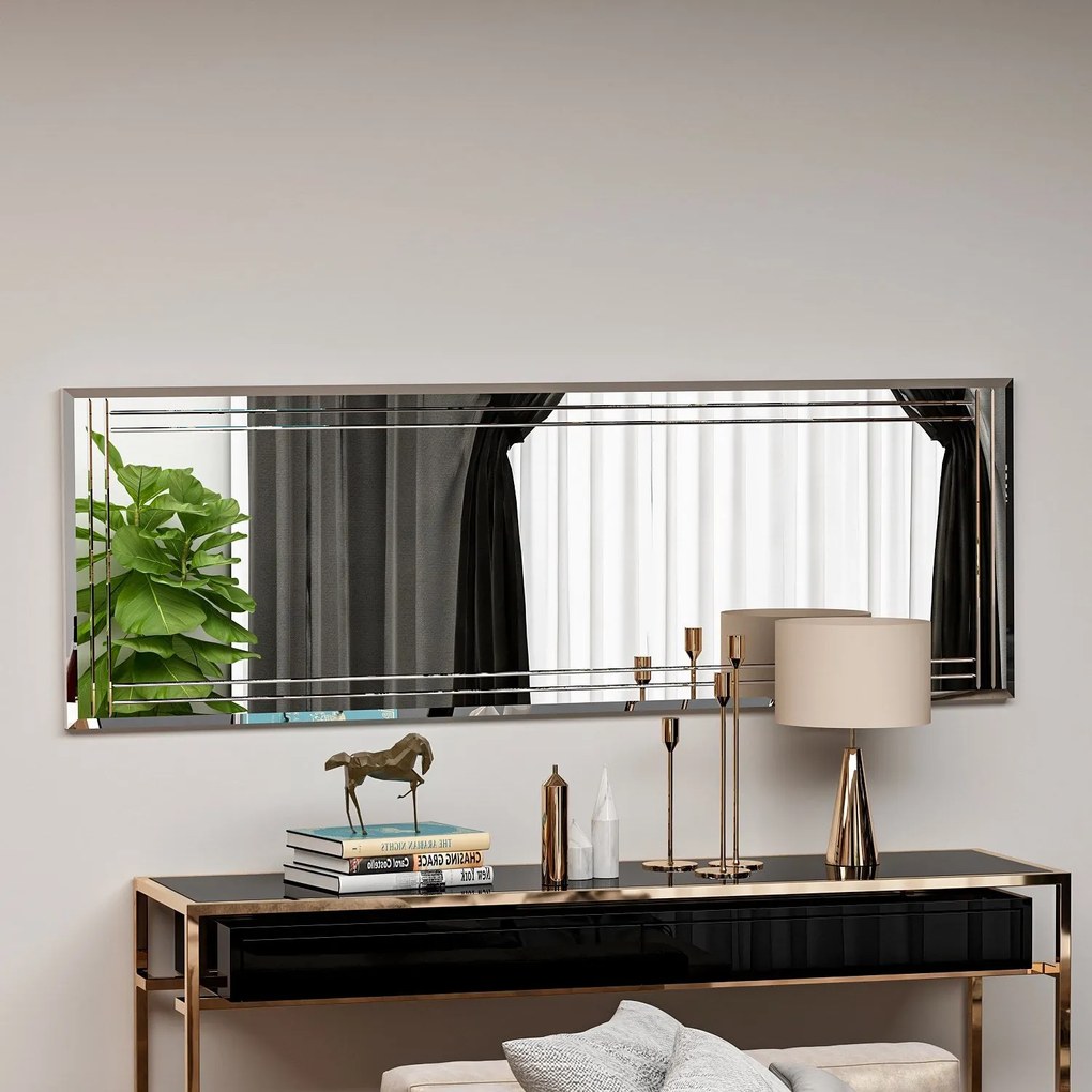 Espelho Buhem – Branco – 40 cm x 120 cm x 2,2 cm