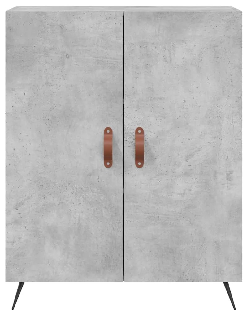 Armário alto 69,5x34x180 cm derivados de madeira cinza cimento