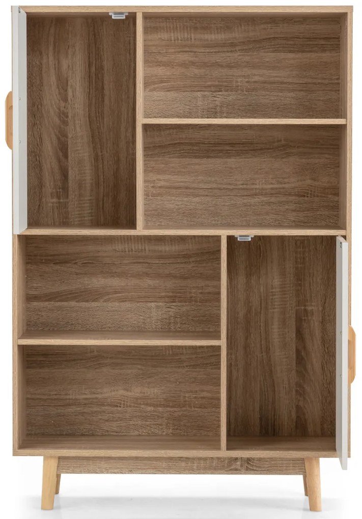 Conjunto de mesa e cadeira de estudo infantil com altura ajustável e suporte para livros - Azul