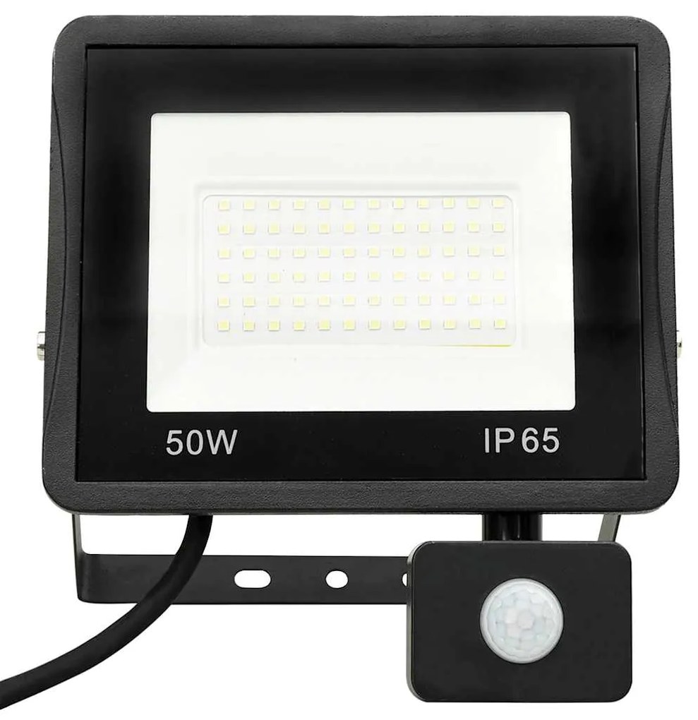 Projetor c/ iluminação LED e sensor 50 W branco frio