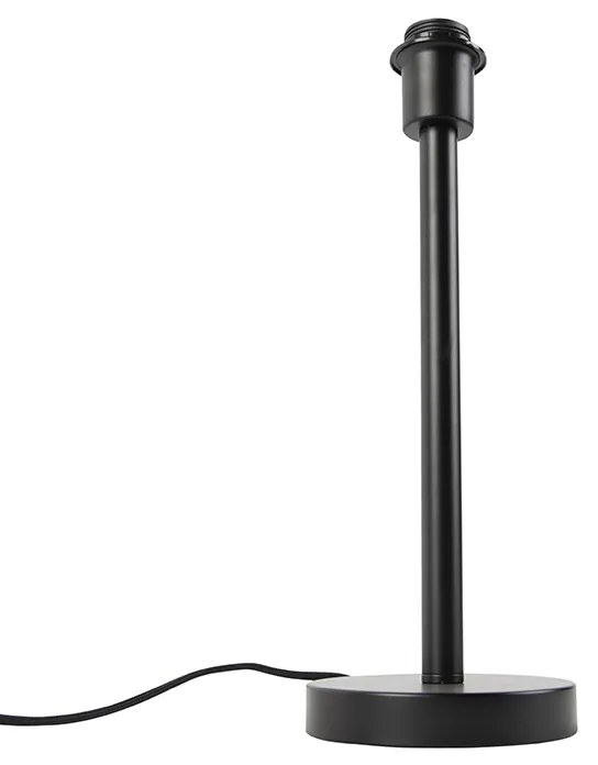 Candeeiro de mesa moderno preto sem abajur - Simplo Moderno