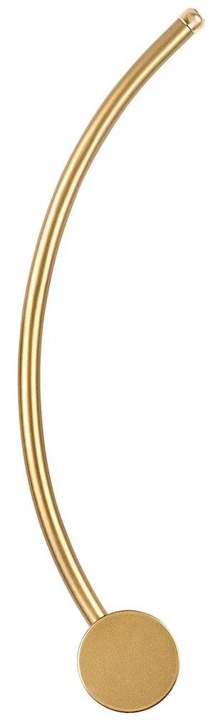 Candeeiro de Parede Uyan - Dourado - 49 cm x 15 cm x 10 cm