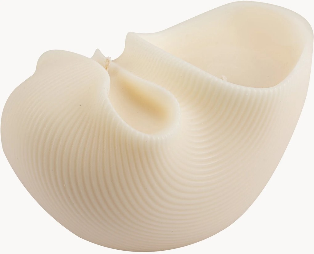 Vela artesanal Shell, Alt 16 cm