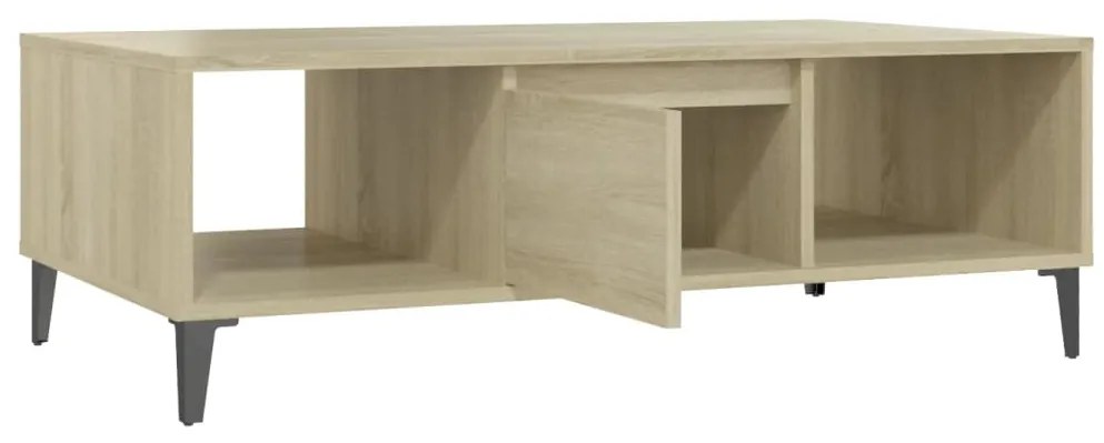 Mesa de centro derivados de madeira carvalho sonoma