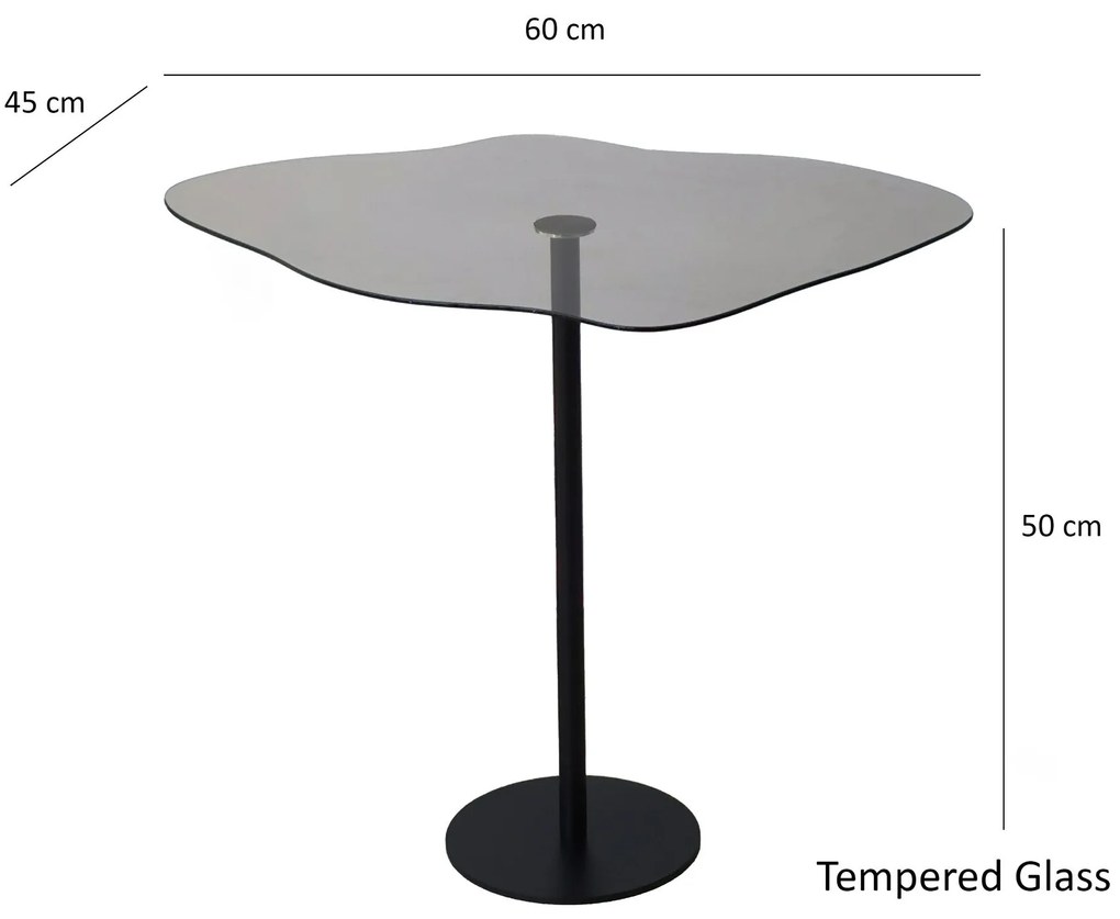 Mesa de Centro Dior – Preto – 60x50x45 cm