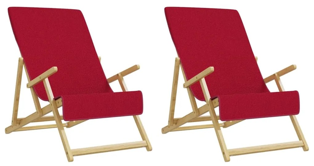 Toalhas de praia 2 pcs 60x135 cm tecido 400 GSM bordô