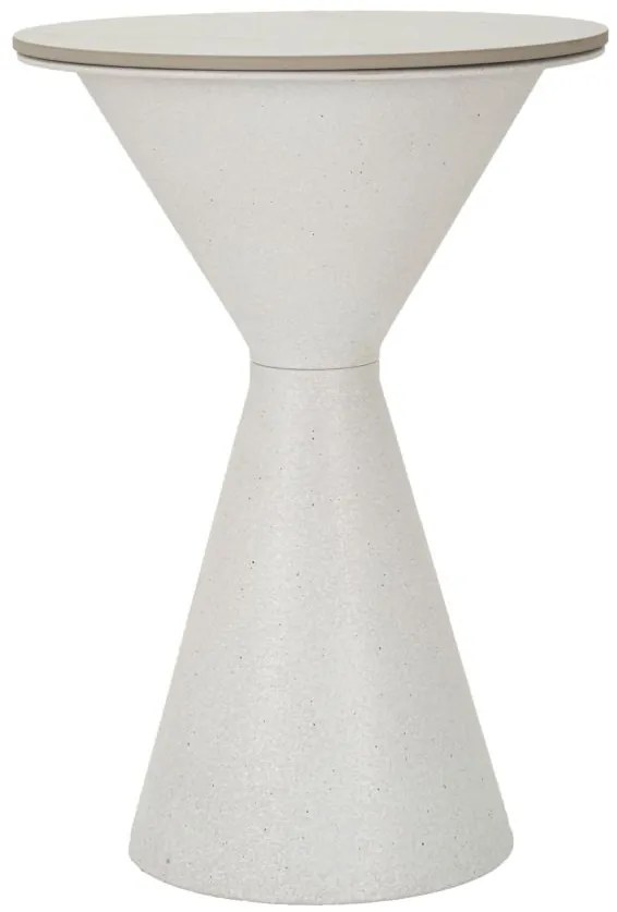 MESA DUPLA BRANCA Ø 44,5x63 CM
