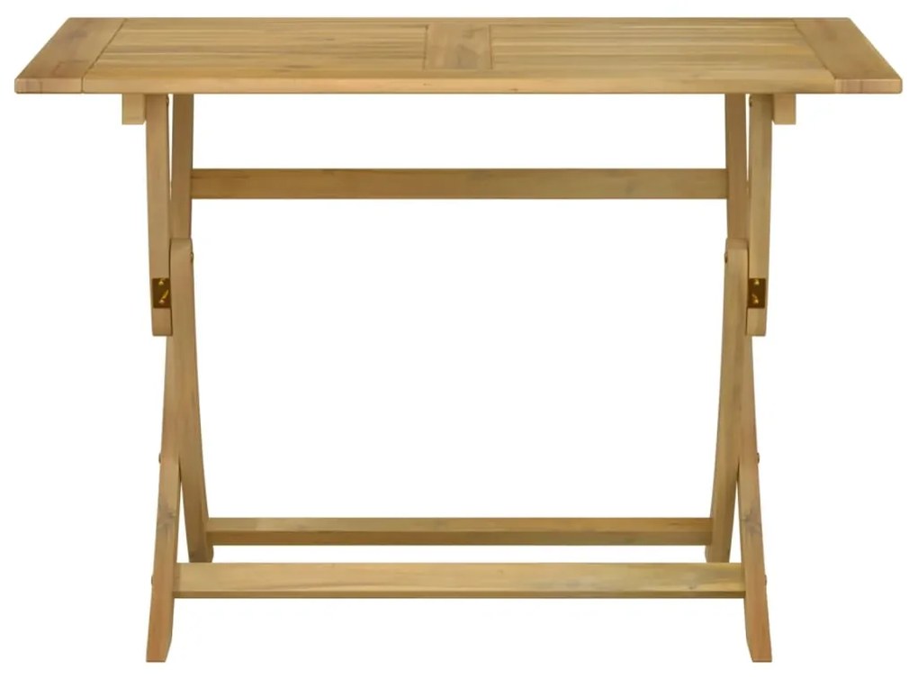 Conjunto de jantar p/ jardim 5 pcs madeira de acácia maciça