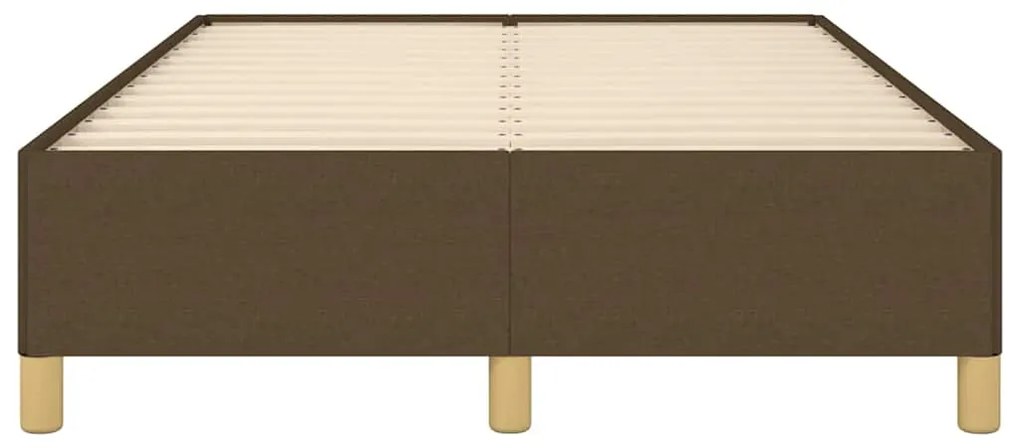Estrutura de cama sem colchão 120x190cm castanho escuro