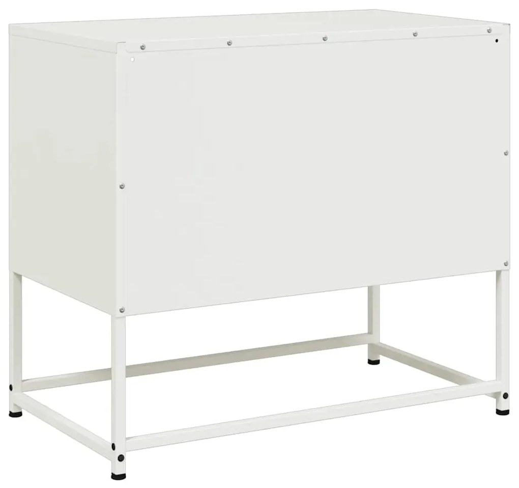 Móvel de TV 68x39x60,5 cm aço branco