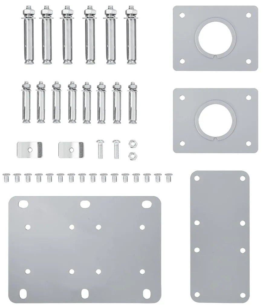 Toldo lateral retrátil 120x1000 cm azul