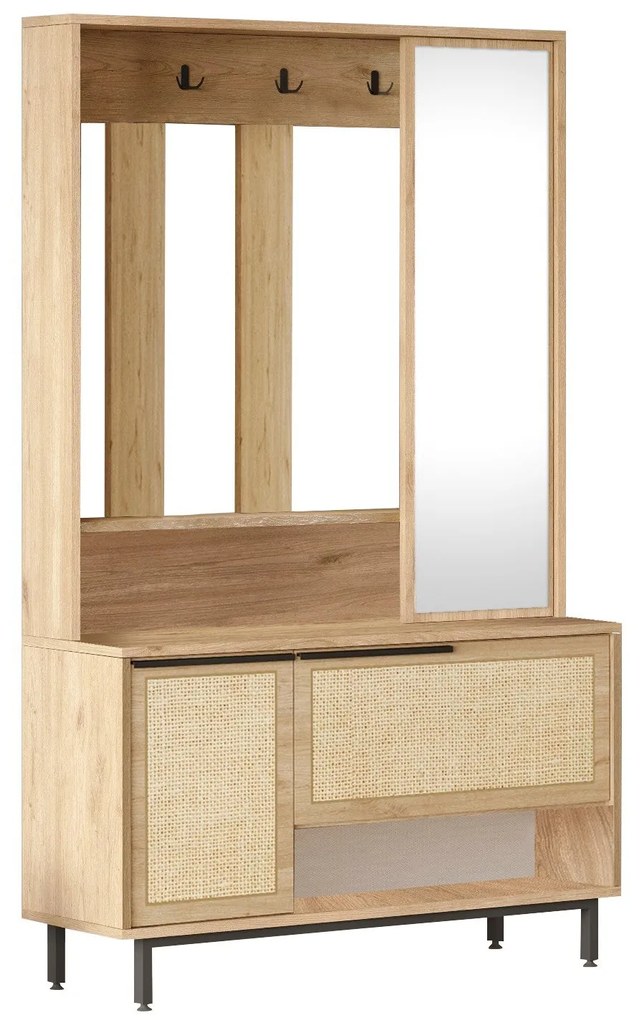 Cabideiro ON11 – Nogueira – 102,2x178,2x35,5 cm