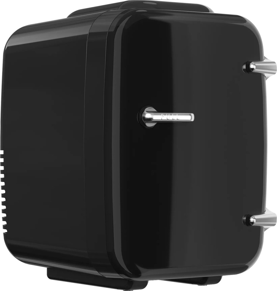 Mini-frigorífico portátil com função de refrigeração e aquecimento, 12 V/230 V, 4 L, 28 x 20,5 x 29,5 cm, preto
