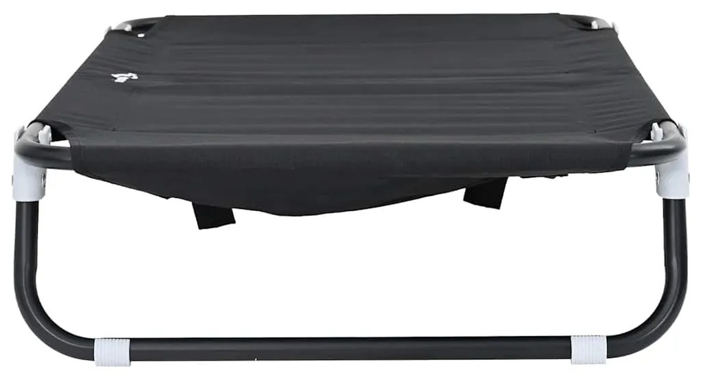 Cama Dobrável Preta ML Tecido Oxford e Aço