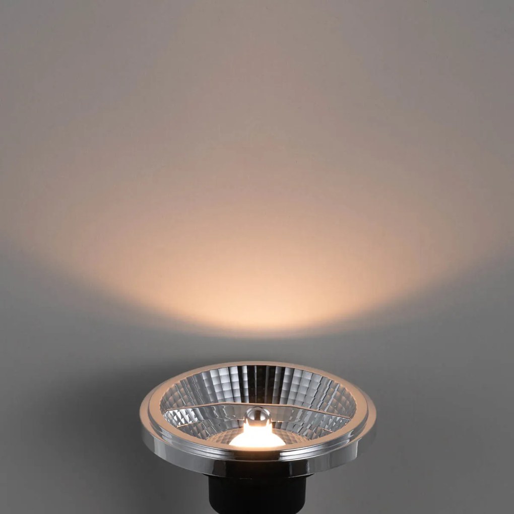 Lâmpada LED GU10 AR111 regulável em 3 passos Kelvin 10W 800 lm 2700 - 3700K