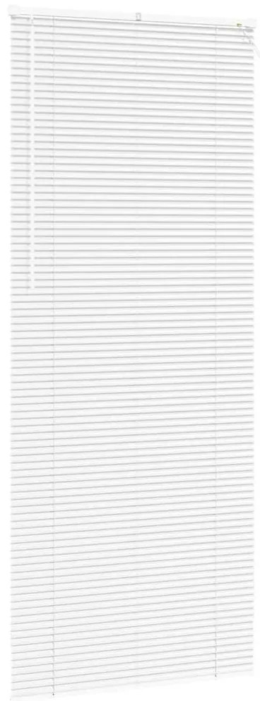 Persiana de Janela com cortinas Outros Manual Branco 90 x 220 cm Alumí