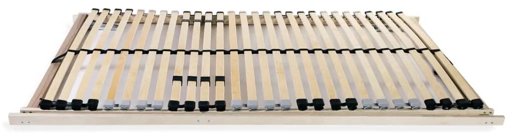 Estrados de ripas 2 pcs com 28 ripas 7 zonas 80x200 cm