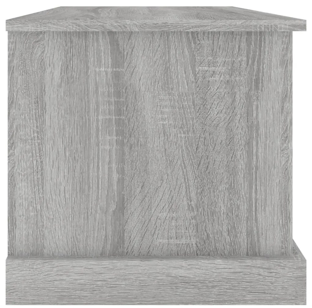 Caixa de arrumação 70x40x38 cm derivados madeira cinza sonoma