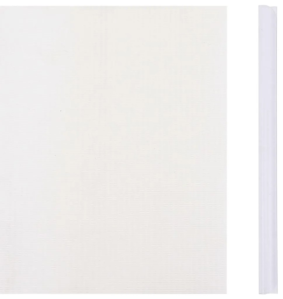 Painel de privacidade para jardim 35x0,19 m PVC branco